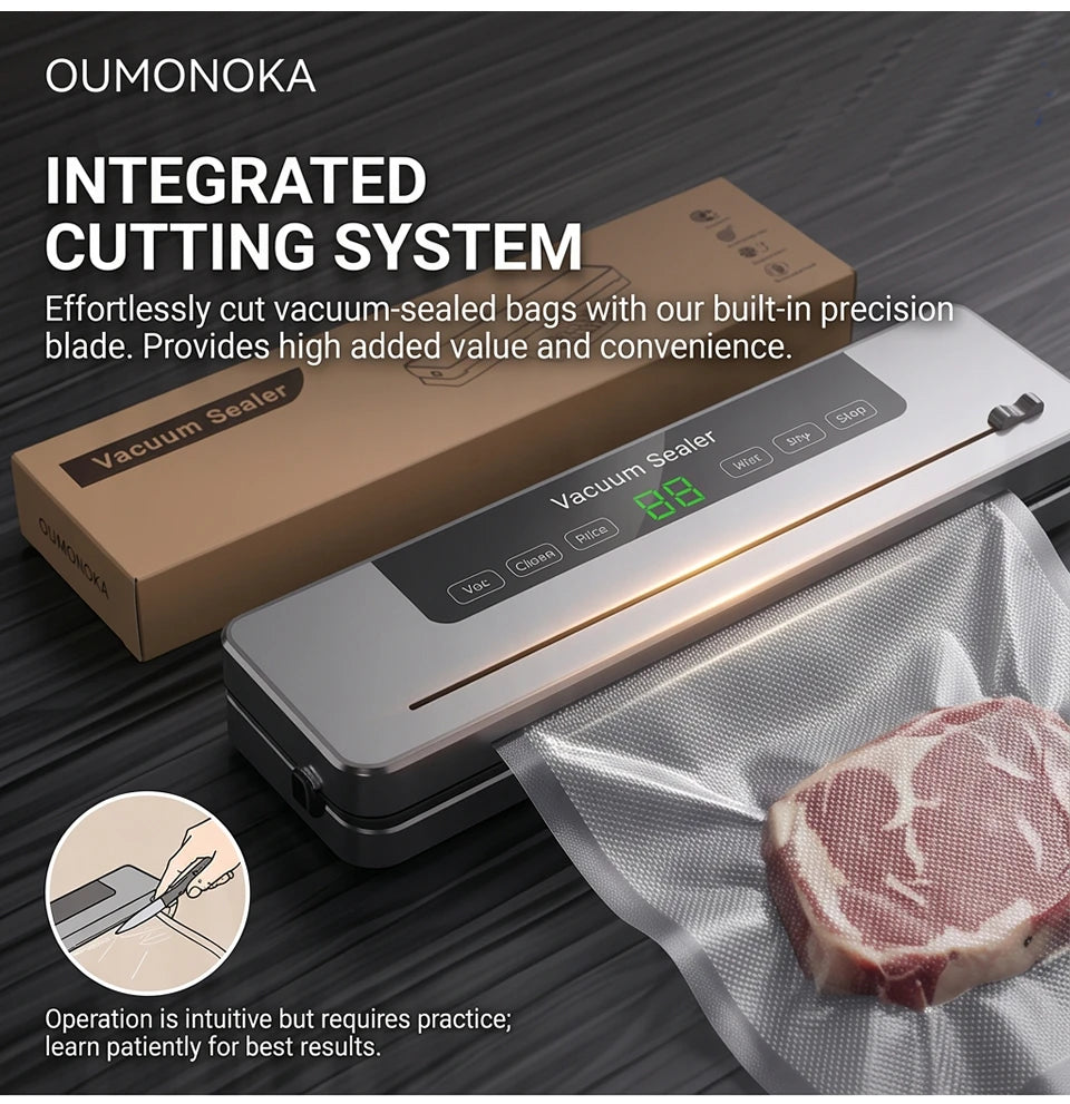 Multi-Mode Food Vacuum Sealer for Vacuumor for Products  Cuisine Packaging Plastic Bag Sealant Kitchen Sealing Machine