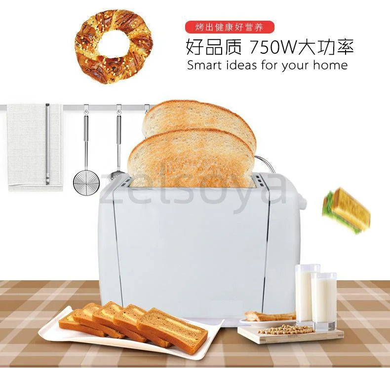 Electric Bread Toaster Home Toaster Breakfast Sandwich Maker 110V 220V