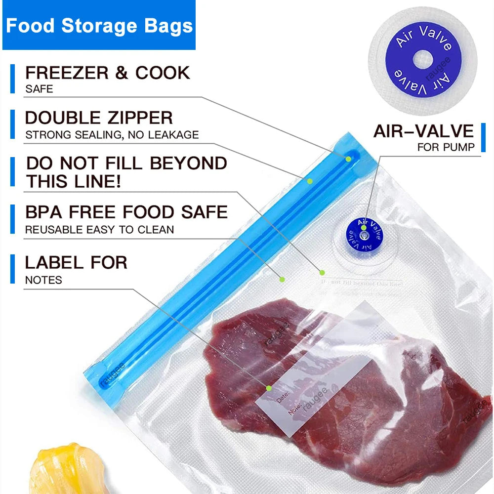 Air Vacuum Pump Automatic Food Sealing Air Pump USB Rechargeable Sealer Pump For Food Handheld Dry/wet Food Sealer Pump