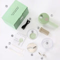 4 in 1 Handheld Electric Vegetable Cutter Set Kitchen Tools For Garlic Pepper Chili Onion Celery Ginger Meat With Brush