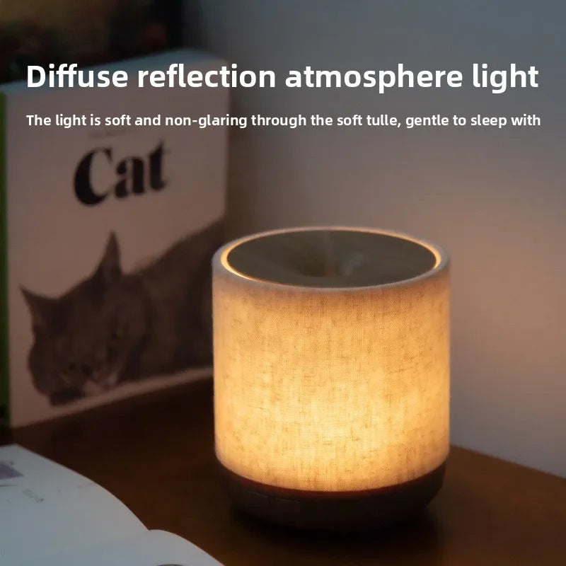 2026 New Upgraded Essential Oil Diffuser with Fabric Cover and Night Lamp Ultrasonic Aroma Diffuser  Humidifier  Lights Room