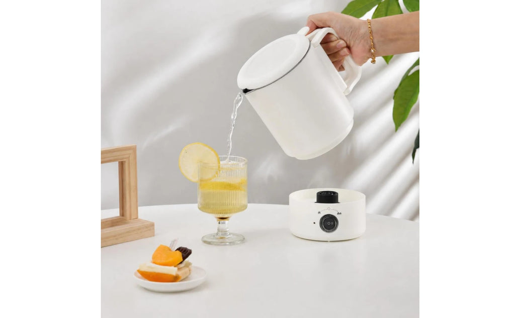 Foldable Electric Kettle Travel-Friendly Electric Kettle with Detachable Base Portable Water Boiler Compact for Travelers