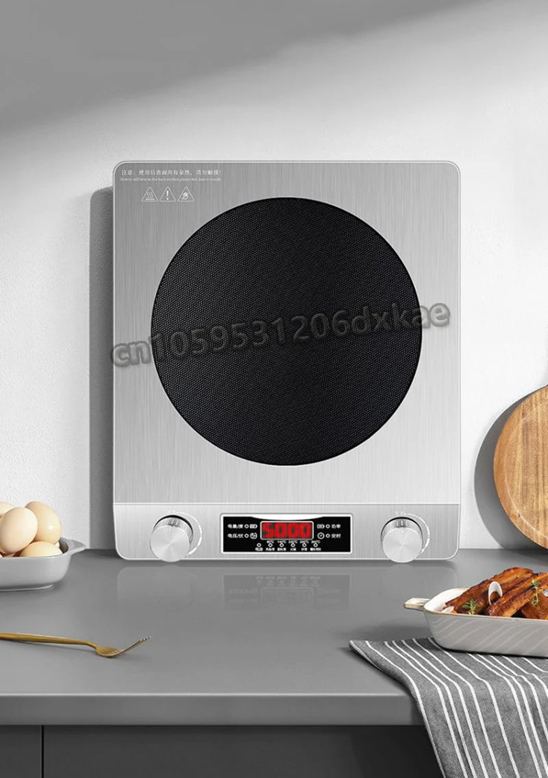 5000W High-power Commercial Desktop Induction Cooker Portable Induction Cooker Household Kitchen Canteen Milk Tea Shop
