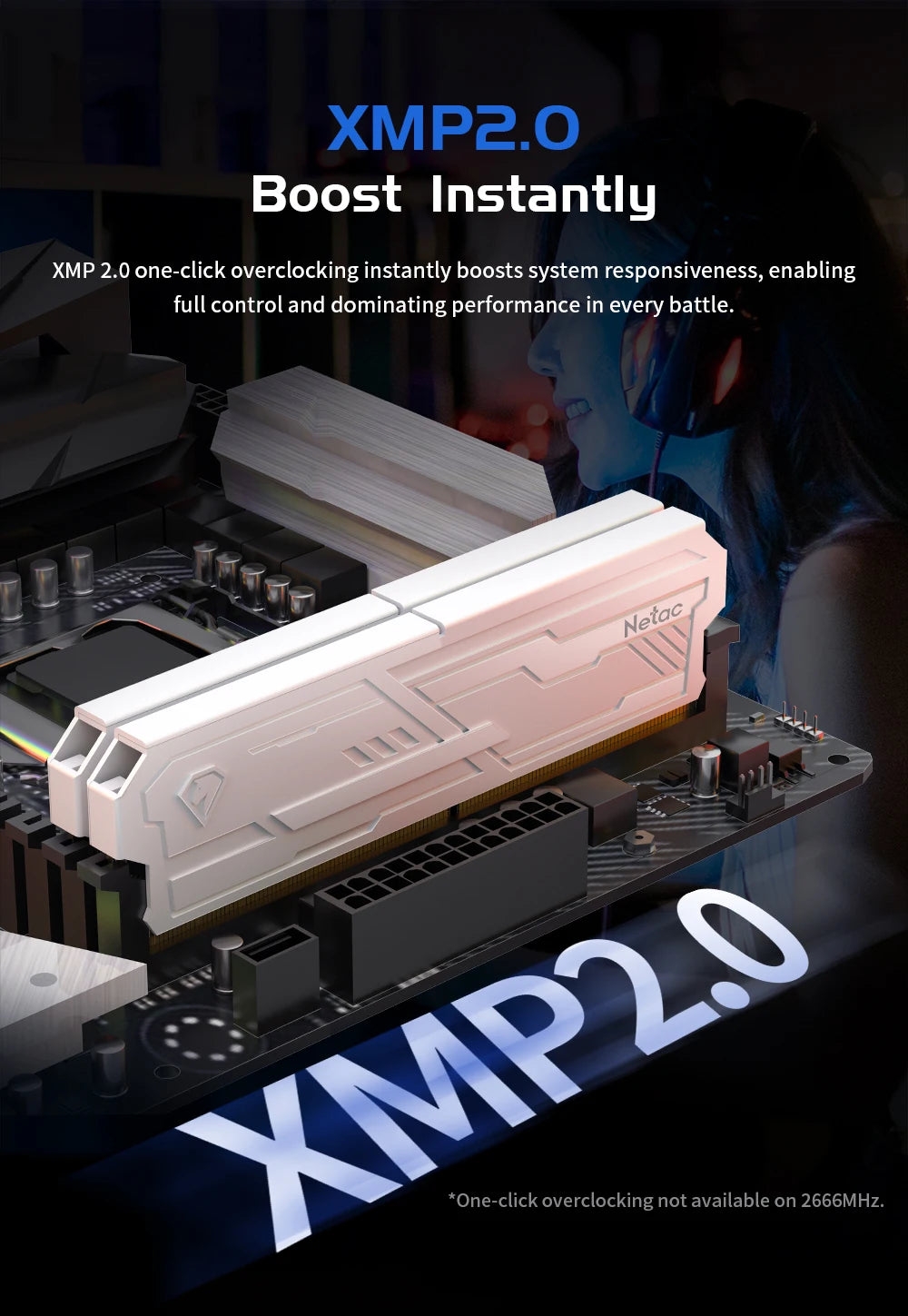 Netac DDR4 Memory Shadow Ill 3200MHz 3600MHz Ram UDIMM DDR4 8G 16G 8Gx2 16Gx2 with Aluminum Heatsink Support XMP2.0 for Desktop