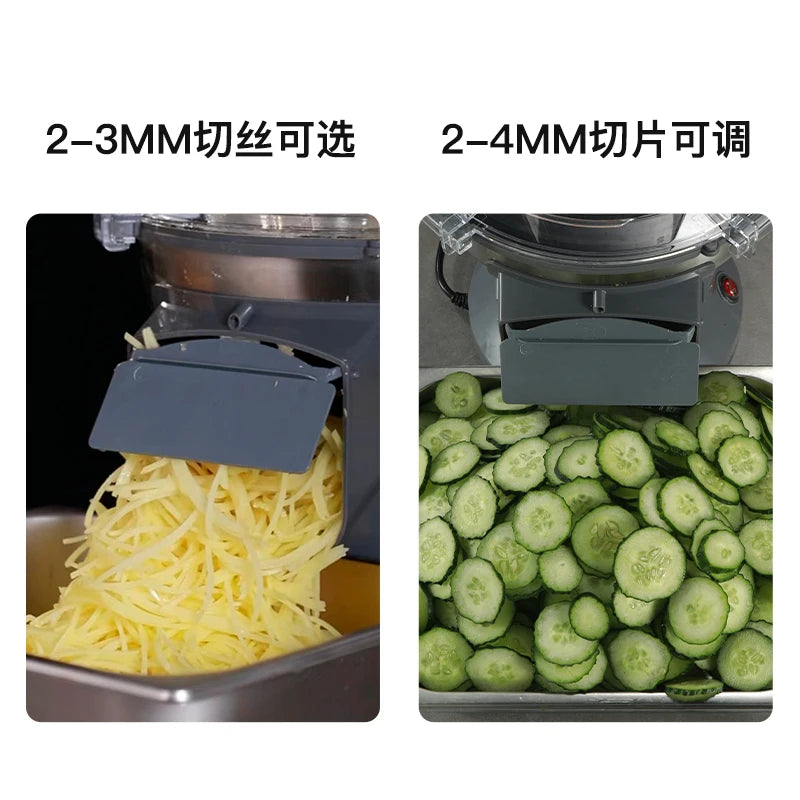 Commercial potato shredder, small radish slicer, directional vegetable cutter, potato shredder, electric grater