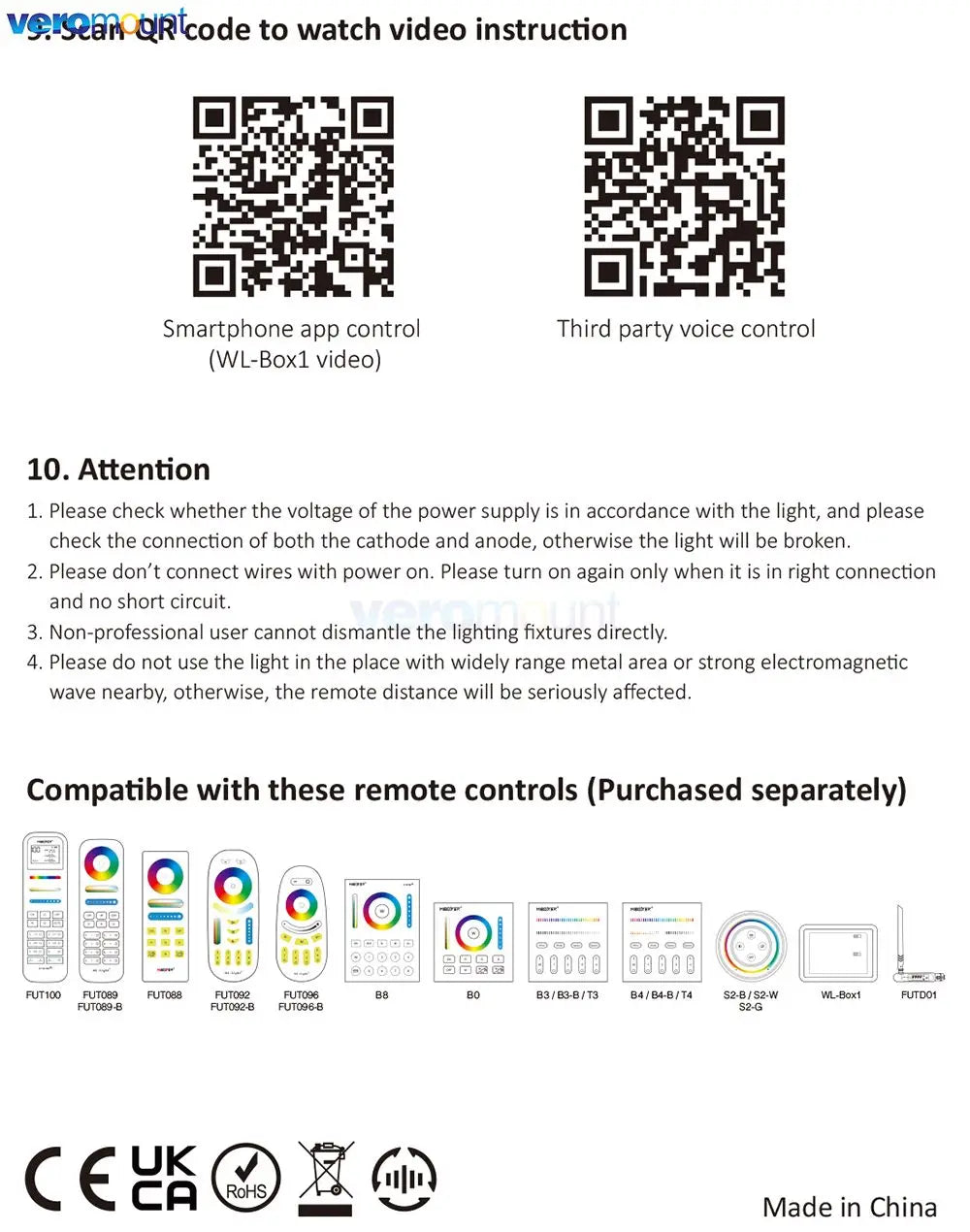 MiBoxer 9W E27 RGB+CCT Smart WiFi LED Light Bulb FUT012 AC110V 220V 2.4G 4-Zone Remote Smartphone APP Alexa Google Voice Control