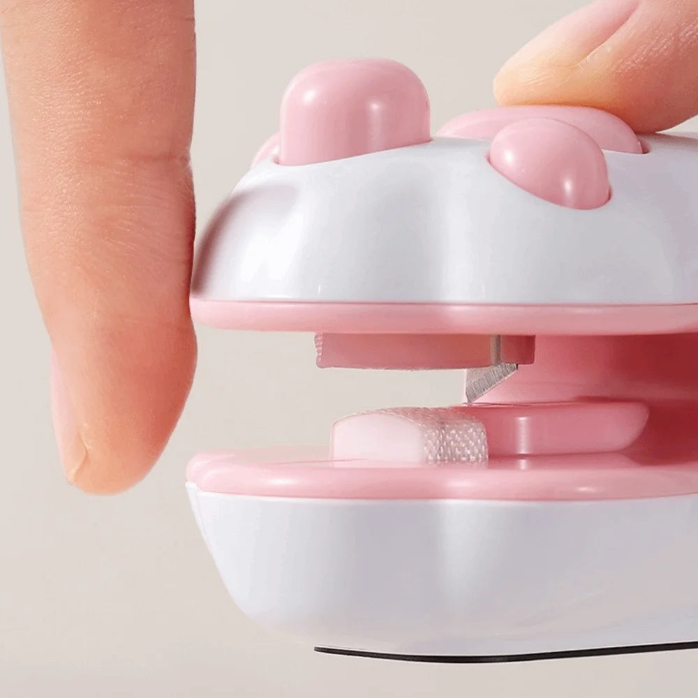 Mini Cat Paw Snack Bag Sealer Type-C Charging Built-in Cutter Food Bag Sealer Magnetic Back Heat Sealing Mini Sealing Machine
