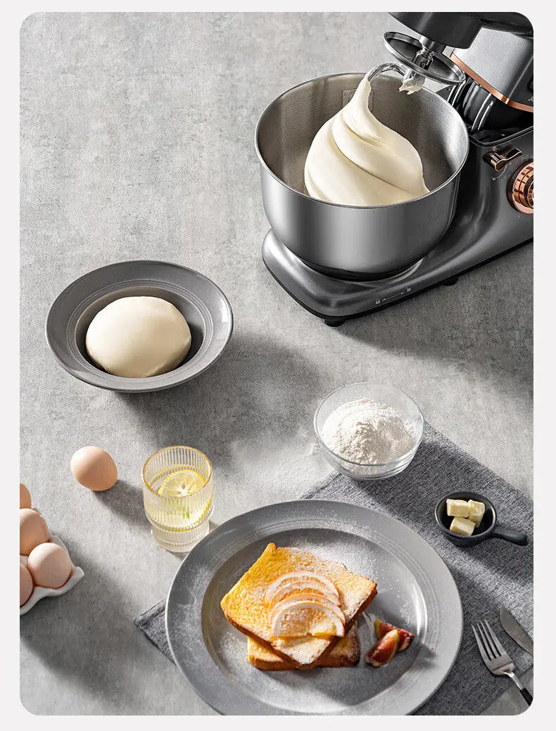 Multifunctional Stand Mixer, Automatic Dough Kneader with Fermentation Function, All-in-One Food Mixer for Home