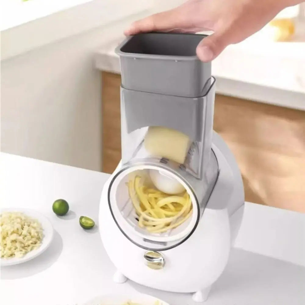 Automatic Electric Rotary Vegetable Shredder Efficient Cordless Vegetable Slicer Effort-saving Cheese Grater Restaurant
