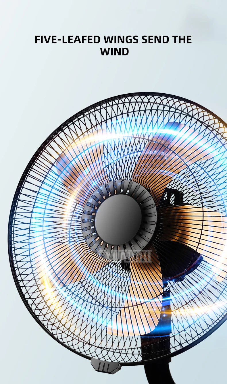 Powerful Electric Fan Industrial Shaking Head Floor Fan 20 inches High-power Table Electric Fan