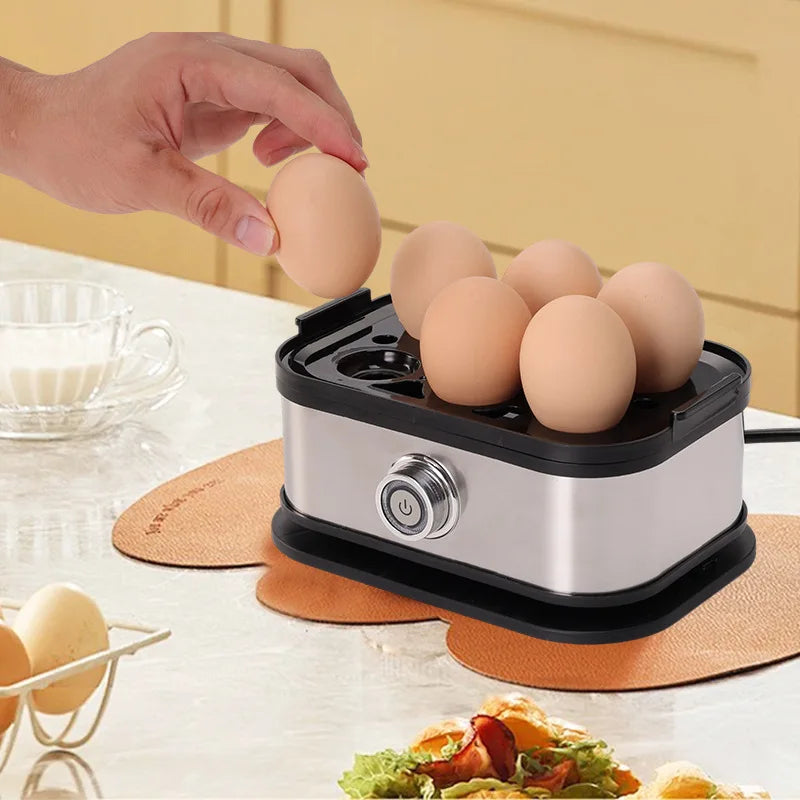 Egg Boiler and Steamer, Kitchen Appliance for Quick Boiling and Steaming Eggs, Mini Breakfast Maker,food Steaming Cooker