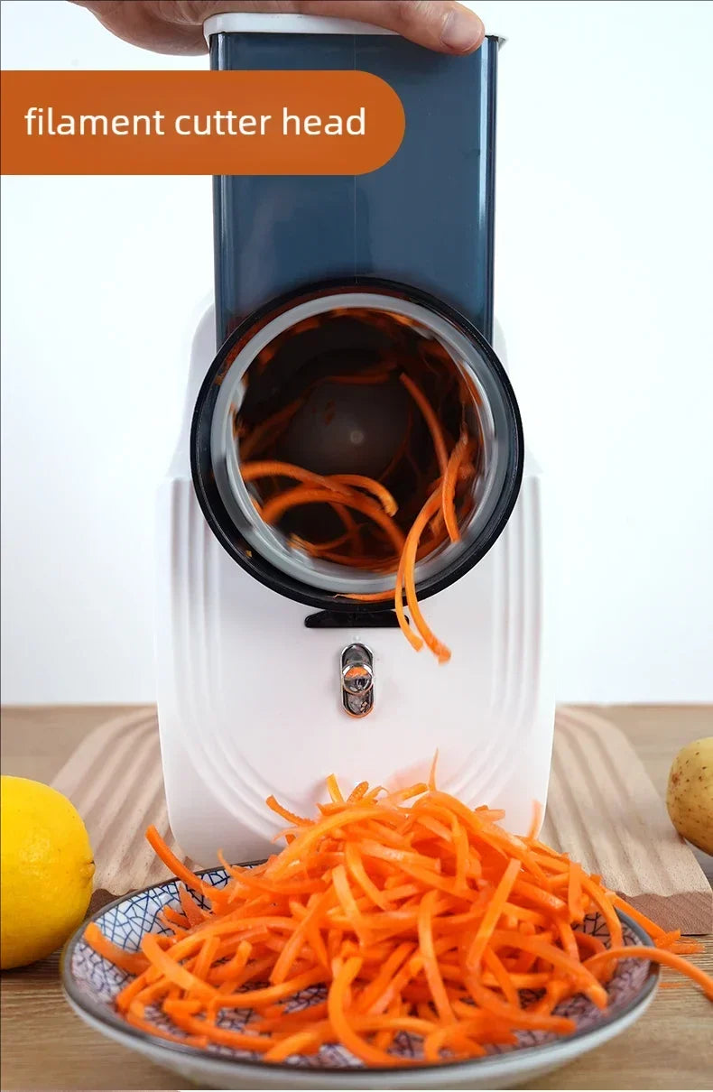 New Multi-function Vegetable Slicing Machine Household Kitchen Electric Vegetable Cutter Vegetable Slicer Shredder Automatic