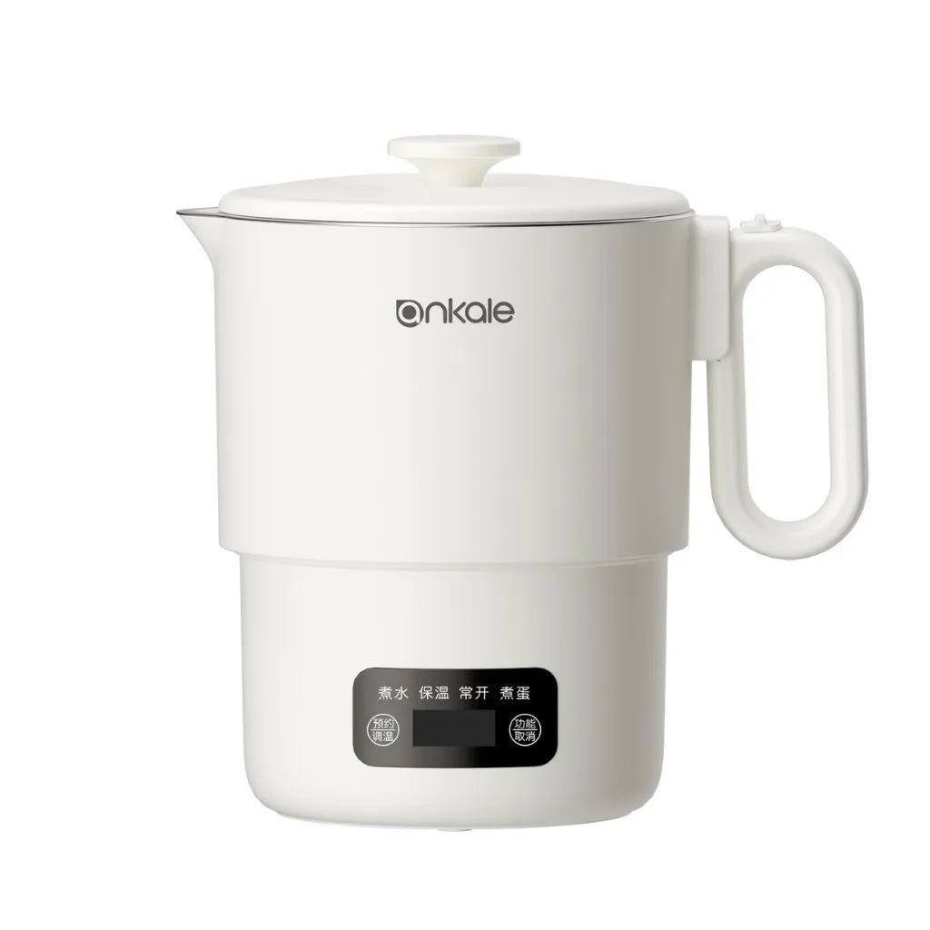 800ML Split-Type Foldable Electric Kettle Portable Travel Heating Cup with Adjustable Temperature 100V-240V Cooking Pot