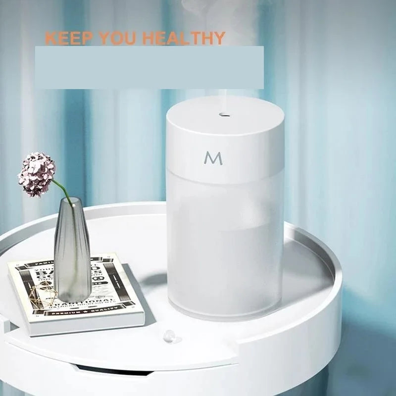 260ML Air Humidifier Ultrasonic Mini Aromatherapy Diffuser Portable Sprayer USB Essential Oil Atomizer LED Lamp for Home Car