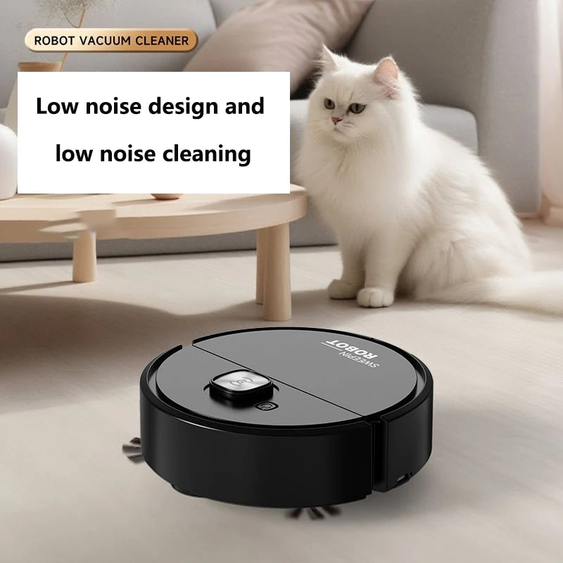 Mini Vacuum Cleaner 3-in-1 Robot Vacuum Cleaner Intelligent Sweeping Robot Household Dust Sweeping Mopping for Home Floor Carpet