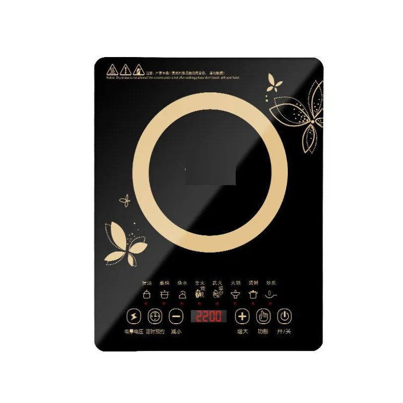 High-power Solar Induction Cooker Multi-functional Household Stir-fry Soup Hot Pot
