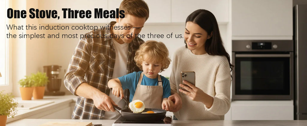 Portable Induction Cooker Sonifer SF-3057 1400W Electric Stove Single Heating Plate Multiple Programs Timer Kitchen