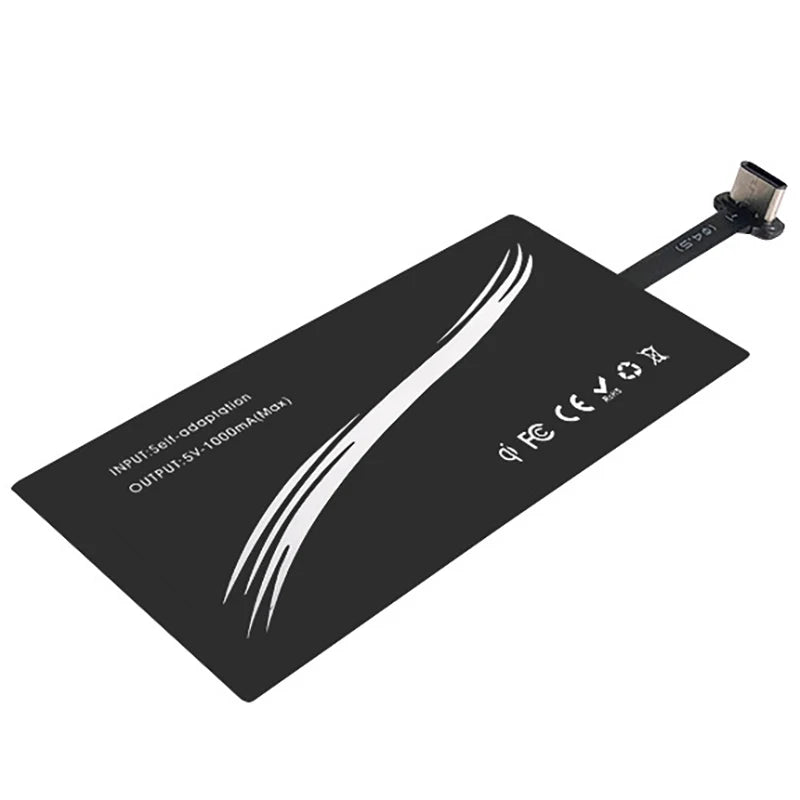【B12B】Wireless Charger Type-C Universal Charging Receiver for Huawei P20 Pro P10 Plus Xiaomi Mi8 Mi6 for USB Type C