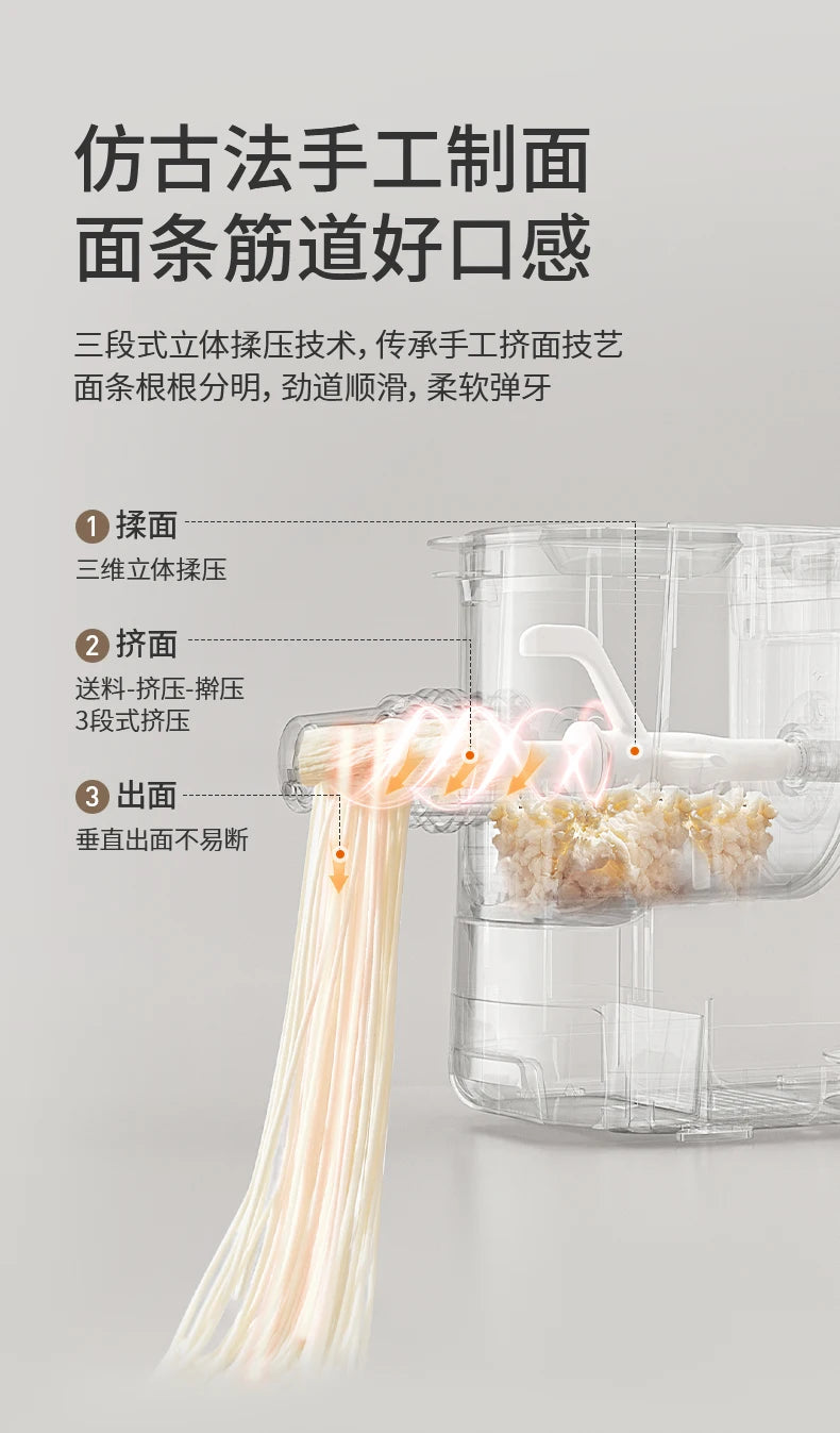 JoyoungM6-M30 Noodle Machine Intelligent Multifunctional Noodle Press Electric Dough Kneading Small Dumpling Skin Pasta Maker
