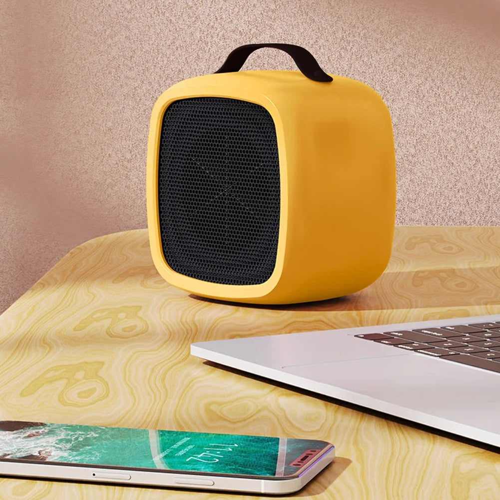 220V EU Portable 500W Fast Heating Heater Lightweight Small Space Desktop Warm Air Heater for Indoor Office Household