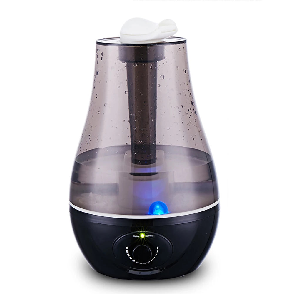 3000ML Ultrasonic Air Humidifier Double Sprayers Fog Mist Maker Essential Oil Diffuser 7 Color LED Aroma Diffusor Aromatherapy