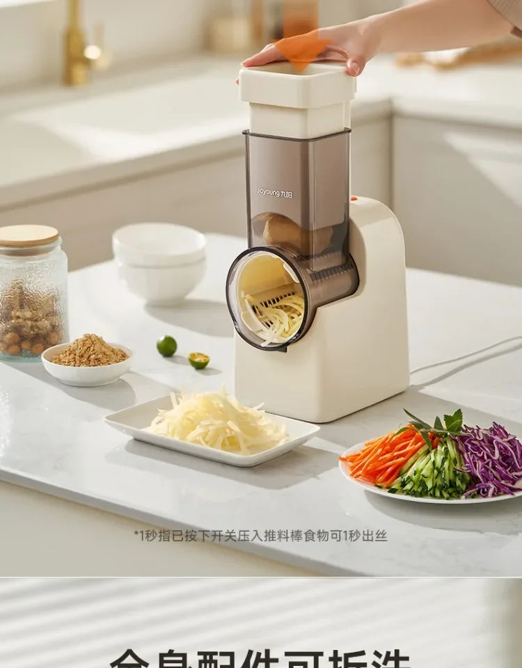 Electric Vegetable Cutter Multi-Function Grater Slicer High-Quality Kitchen Tool for Household Use Home Appliance