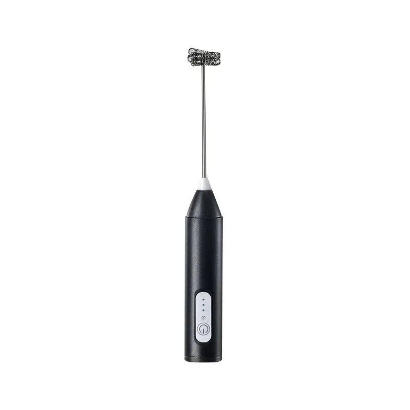 Cordless Electric Milk Frother, USB Mini Blender 3 Speeds Handheld Milk Foamer for Coffee, Cappuccino Foam Maker Whisk
