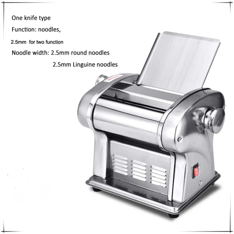 1 Blade Home Electric Automatic Small Multi-Functional Pasta Maker Family Special Stainless Steel Noodle Machine