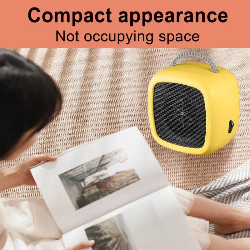 Small heater fan heater Heating in winter Office specific heater Small household heater With button switch Two gears Fan heater