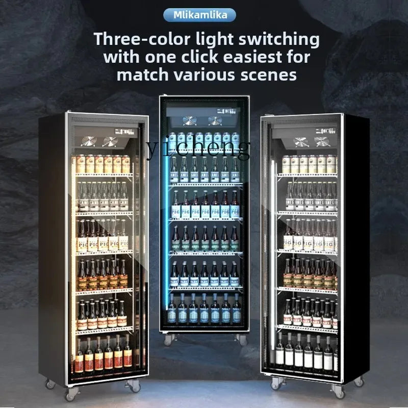C20 Beer Beverage Cabinet Wine Display Refrigerated Freezer Commercial Freezer Three Door Bar Refrigerator