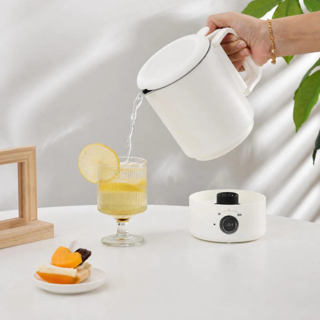 Foldable Electric Kettle Travel-Friendly Electric Kettle with Detachable Base Portable Water Boiler Compact for Travelers
