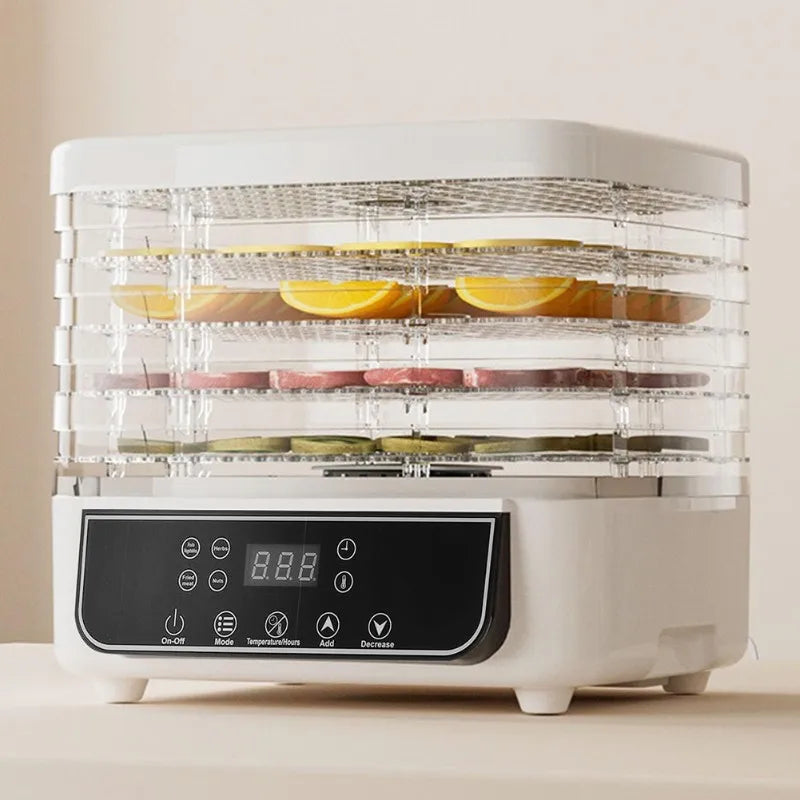 【OFF SHELF】Food Dehydrator - 5-Tier Electric Fruit And Vegetable Dryer With Smart Touch Control For Fruits Vegetables Meat Snack