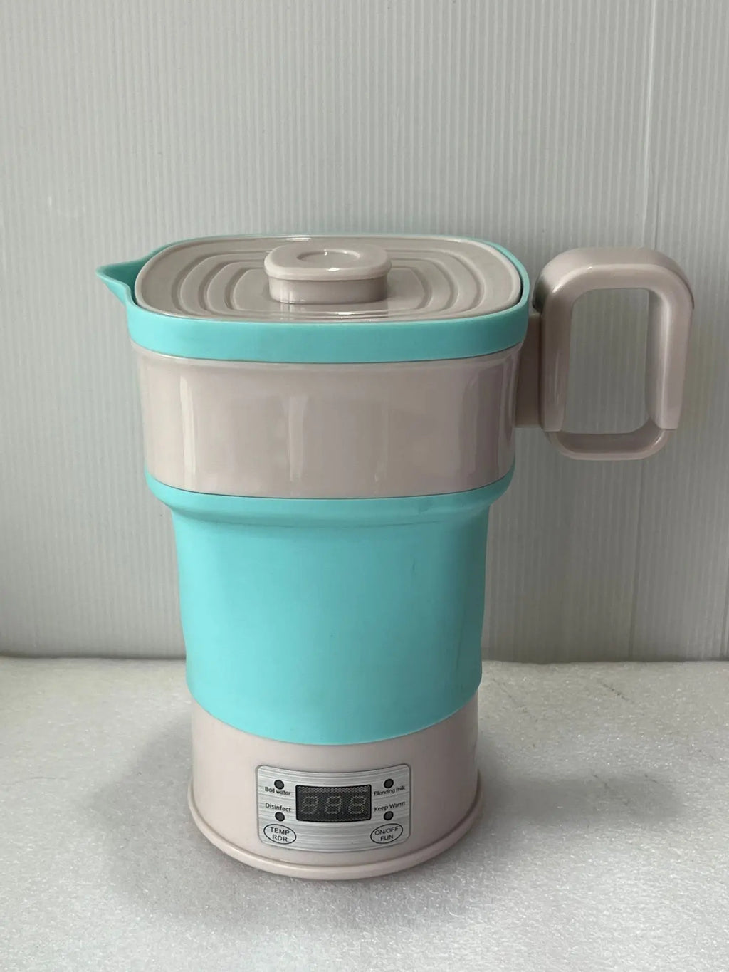 Foldable & Portable Travel Electric Kettle 0.8L Silicone Thermostatic 800W Auto Power Off 110V-240V Universal for Travel & Home