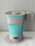 Foldable & Portable Travel Electric Kettle 0.8L Silicone Thermostatic 800W Auto Power Off 110V-240V Universal for Travel & Home