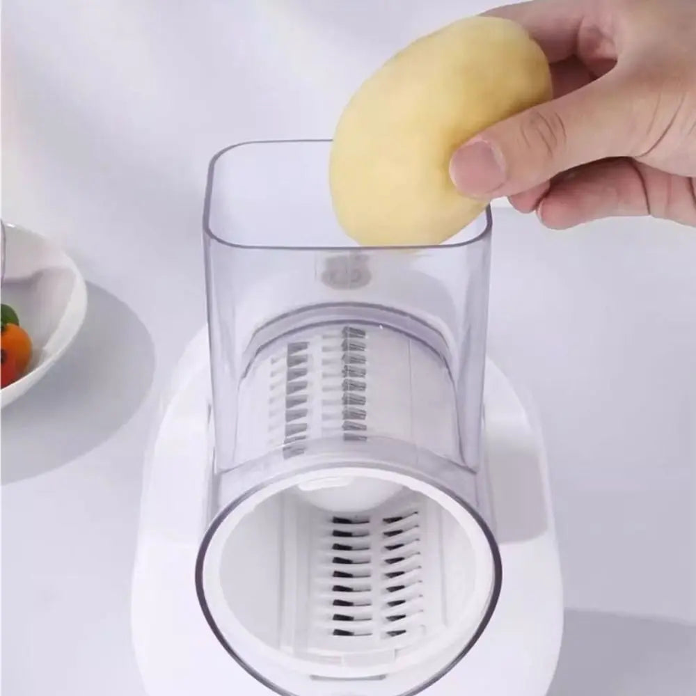 Automatic Electric Rotary Vegetable Shredder Efficient Cordless Vegetable Slicer Effort-saving Cheese Grater Restaurant