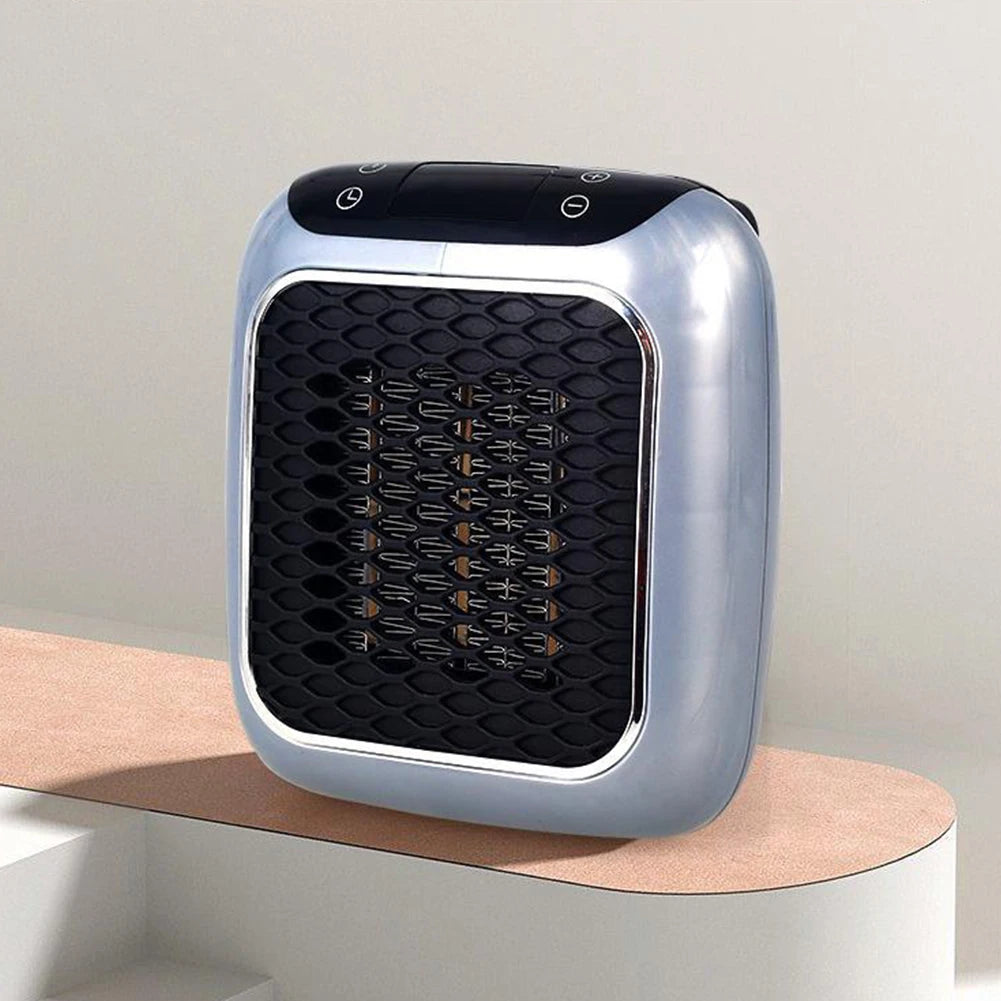 Plug In Heater Mini Electric Heater Warmer Low Noise Wall Mounted Room Heater Portable Heater Fan for Home Office Dorm Room