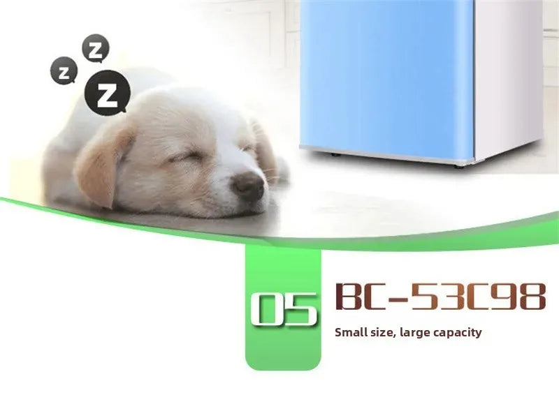 Mini Refrigerator for Office Bar Rental Room Dormitory Refrigerator Freezer Dual-use Home Energy Saving Electric Refrigerator