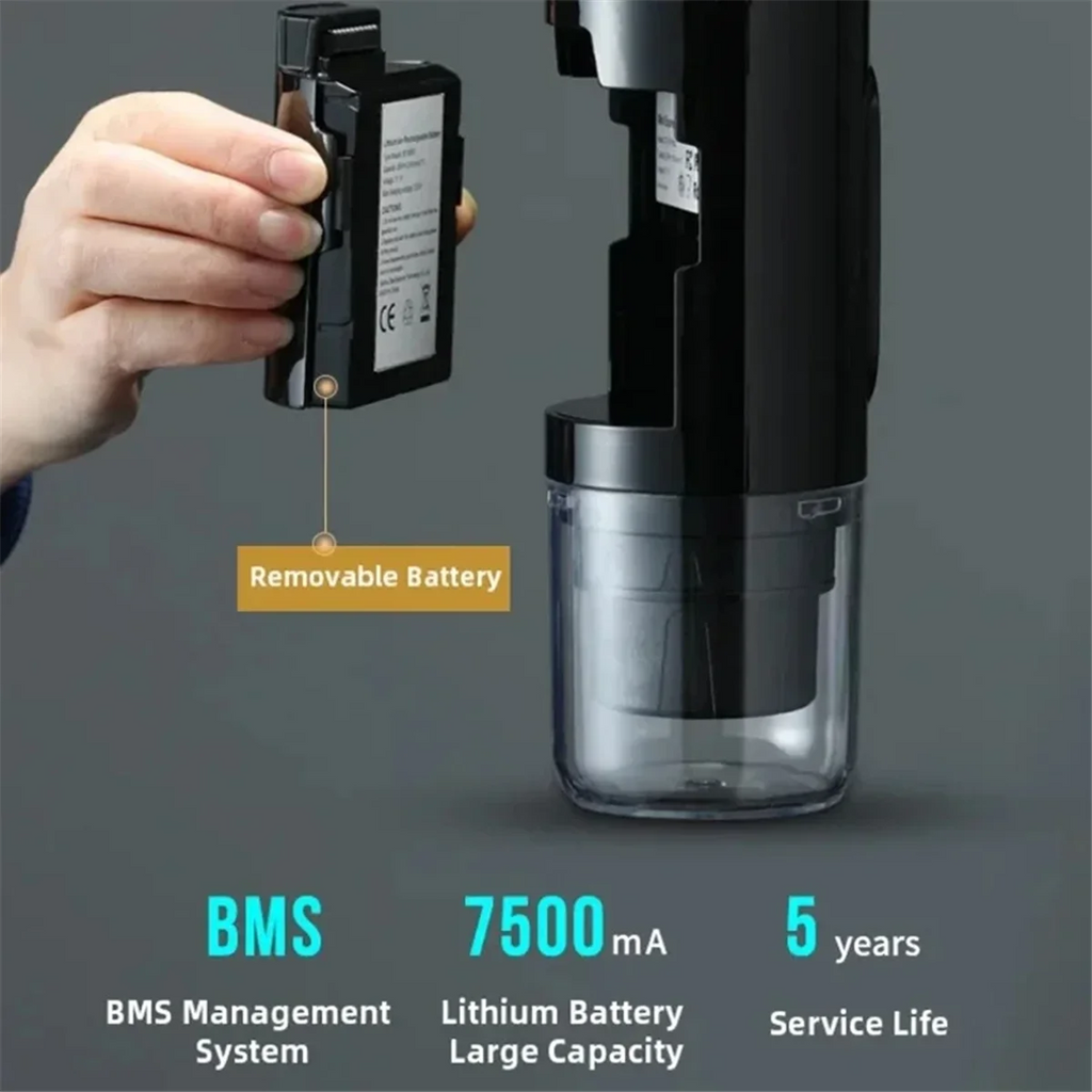 AB51 Portable Espresso Machine 7500mAh Wireless Heating, 20 Bar Electric Coffee Maker for Travel & Home