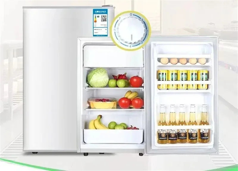 Mini Refrigerator for Office Bar Rental Room Dormitory Refrigerator Freezer Dual-use Home Energy Saving Electric Refrigerator