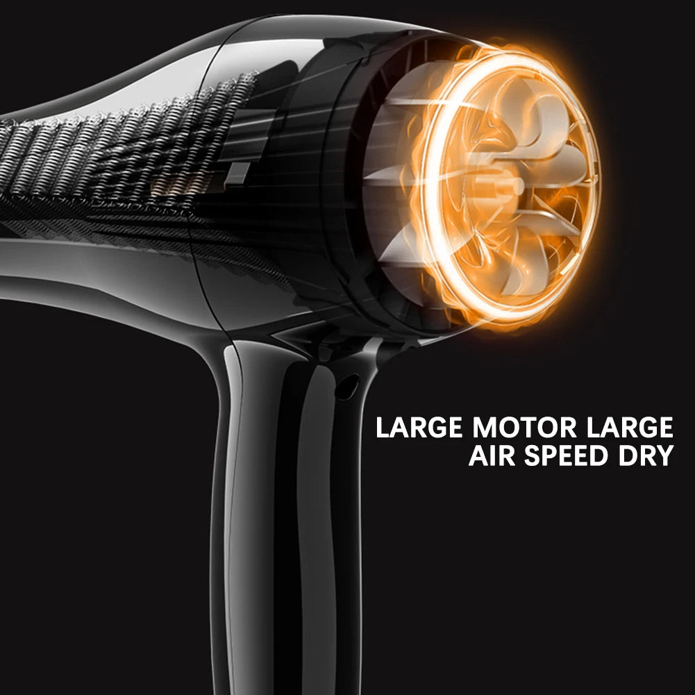 220V Hair Dryer Professional 2200W Gear Strong Power Blow Hair Dryer Brush For Hairdressing Barber Salon Tools Hair Dryer Fan