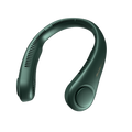 JISULIFE Portable Neck Fan, 4000mAh Battery Rechargeable, 5 Speeds Adjustable, Twistable Hands-Free Bladeless Neckband for Sport