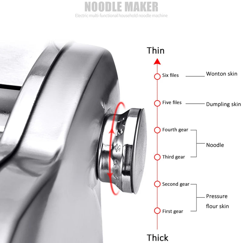 1 Blade Home Electric Automatic Small Multi-Functional Pasta Maker Family Special Stainless Steel Noodle Machine