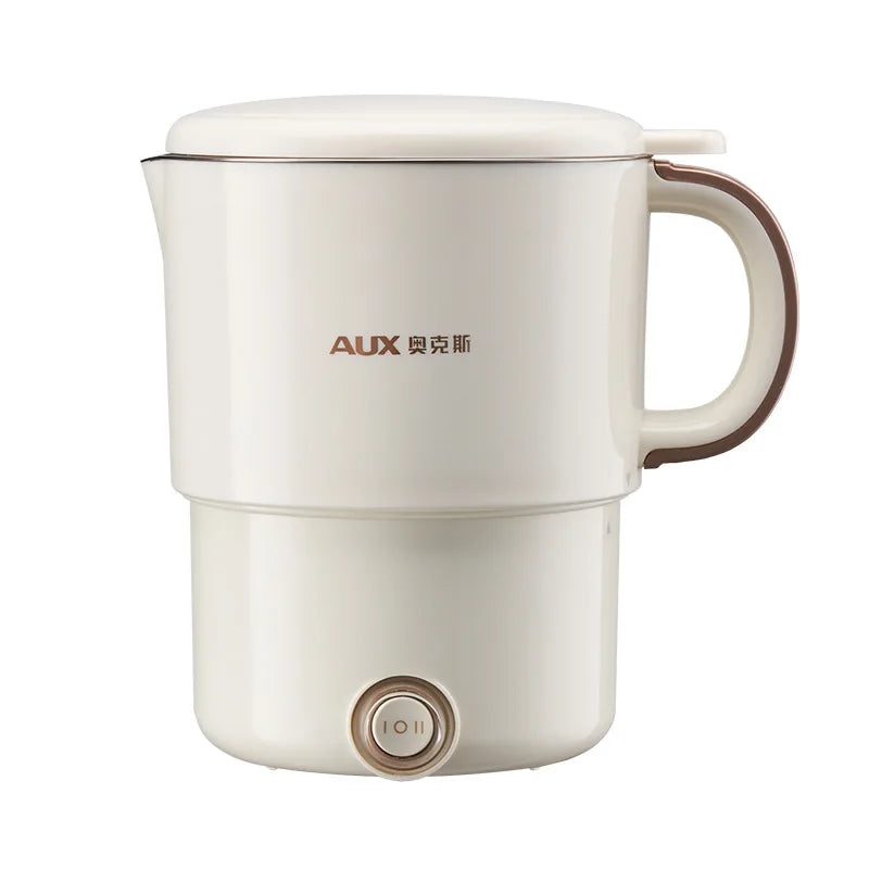 800ml Foldable Electric Kettle, Portable Cooking Pot, Multi Stove Travel Kettle, Tea Pot, Heating Cup, 304 Stainless Steel Slow