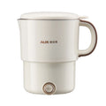 800ml Foldable Electric Kettle, Portable Cooking Pot, Multi Stove Travel Kettle, Tea Pot, Heating Cup, 304 Stainless Steel Slow
