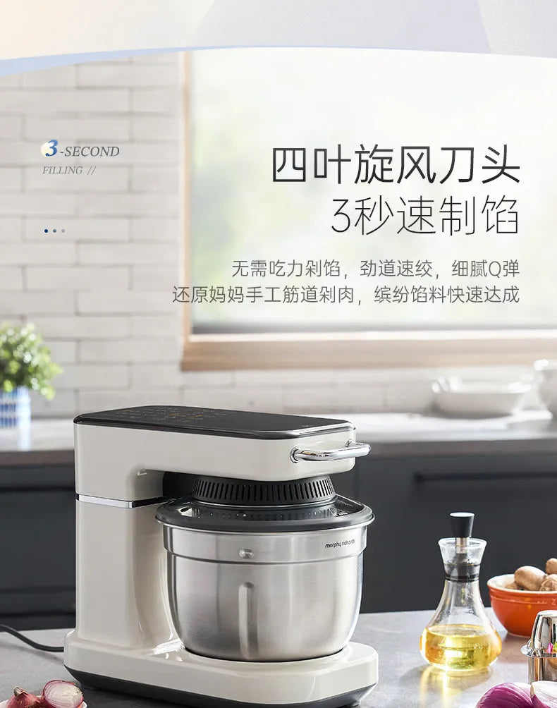 Household Multifunctional Stand Mixer Pasta Maker Dough Kneader Meat Grinder Air Fryer Food Processor