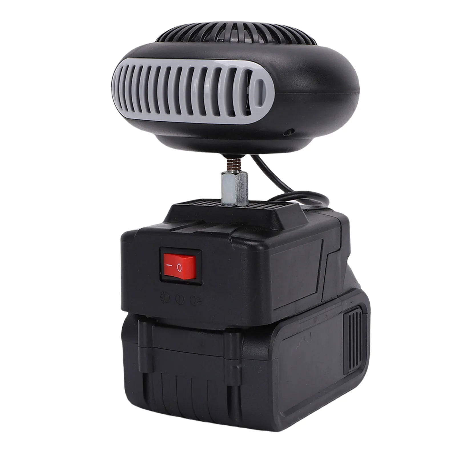 Portable Battery Powered Space Heater Cordless Car Heater Defogger Fan Quiet for Car Office Indoor Use