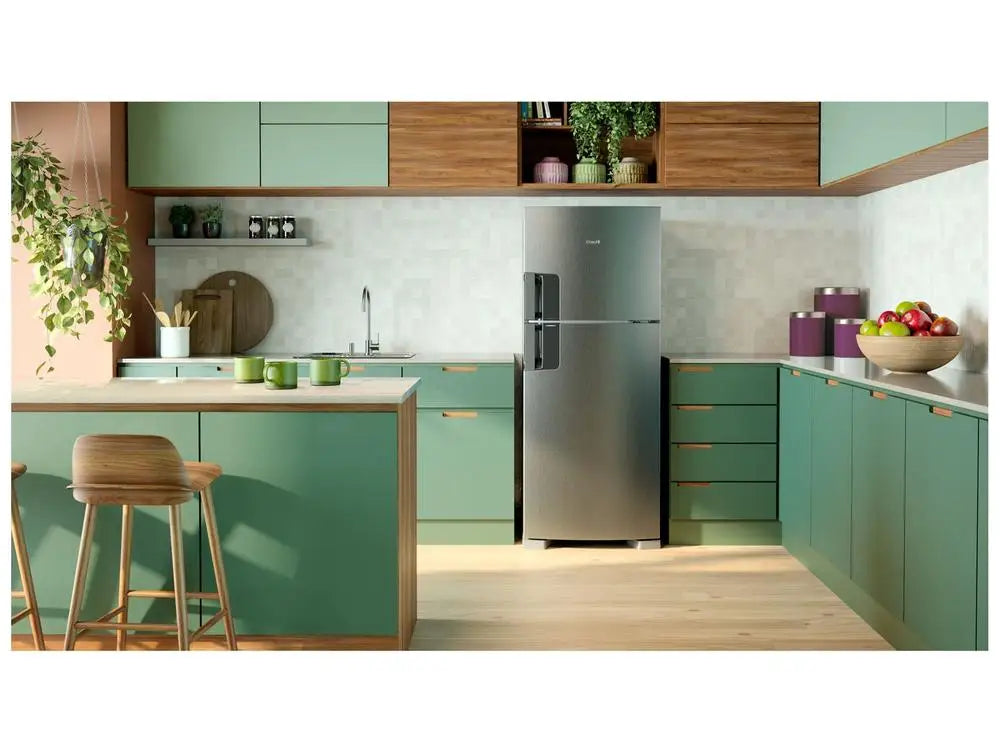 Consul Frost-Free Double-Door Stainless Steel Refrigerator 412L CRM50MK - 110V