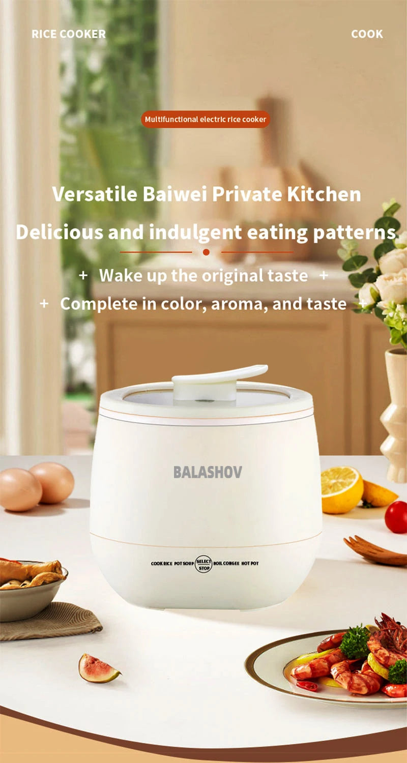 Mini Multi-function Smart Rice Cooker Small Non-Stick Cooker Ricecooker Household Multifunction Electric Cooking EU Plug