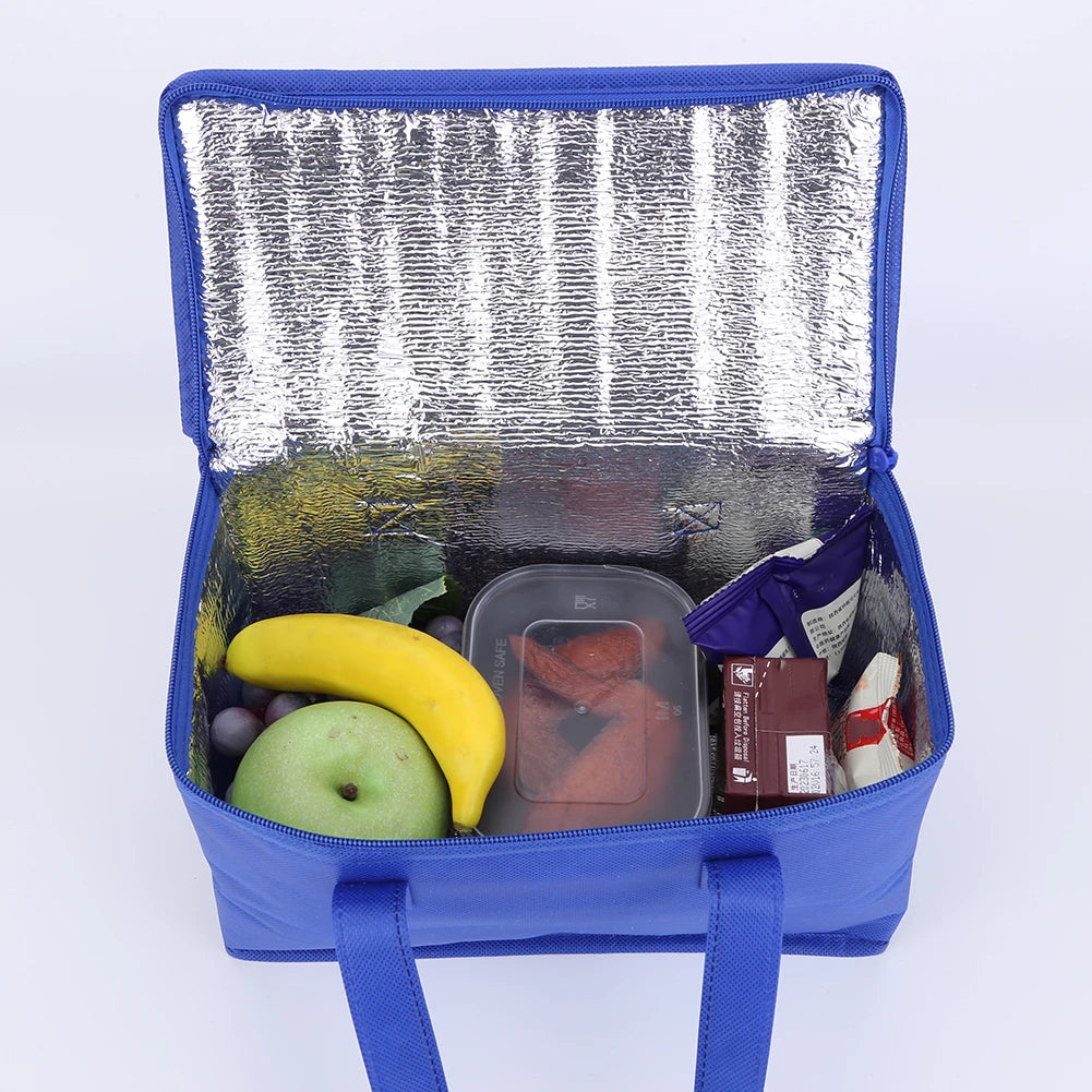 Portable Lunch Cooler Bag Folding Insulation Picnic Pack Food Thermal Bag Drink Carrier Insulated Bag Cookware Beer Storage Bags
