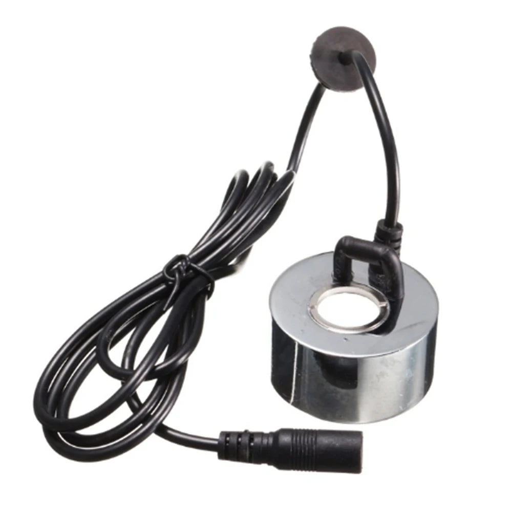 12 LED Colorful Light Ultrasonic Mist Maker Fogger Fog Water Fountain Pond Atomizer Air Humidifier Garden Outdoor Sprayer Tool